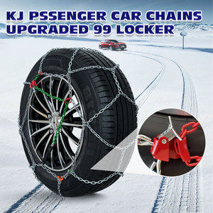 Chaînes à neige KJ 9 mm en acier allié à motif diamant, antidérapantes pour voitures et SUV, pour l'hiver, la <span class=keywords><strong>glace</strong></span>, la neige et la boue, installation facile - Product Image 4