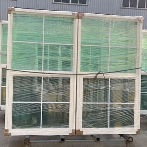 หน้าต่างบานเลื่อนแนวตั้งสีขาวพีวีซีไวนิลแบบแขวนเดี่ยวมาตรฐานอเมริกาเหนือสำหรับบ้านและอาคารที่ทันสมัย - Product Image 5