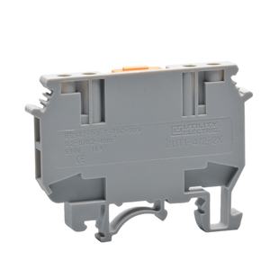 UTL CE & TUV Conector de cable eléctrico Conexión de tornillo de desconexión de cuchillo Bloques de terminales montados en Riel Din <span class=keywords><strong>UDK</strong></span> 4-MTK-P/P - Product Image 2