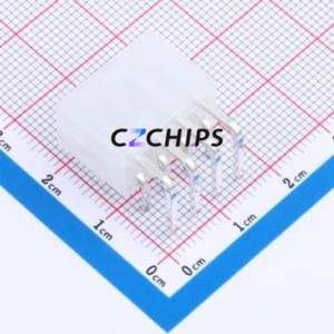 X9357WR-2x04S-N2SN Wire-to-Board Pin Header Bent Lead Through Hole,P=4.2mm Connector 2x4P 4.2mm Right Angle Insert 8P - Product Image 2