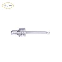 Pipette en plastique lisse transparente 18/410 personnalisée compte-gouttes en PVC avec bouchon de bouteille en verre lisse