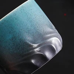 แก้วกาแฟเซรามิกขนาดเล็ก 70 มล. สไตล์เรโทร ทำ<span class=keywords><strong>มือ</strong></span> พร้อมหูจับไม้ สำหรับกาแฟเอสเพรสโซ <span class=keywords><strong>ชา</strong></span> และเครื่องดื่มอื่นๆ เหมาะสำหรับใช้ในออฟฟิศ - Product Image 5