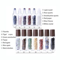 Flacon roll-on vide coloré pour huile déodorante 10 ml, en verre, avec sérigraphie, sans BPA, pour cosmétiques
