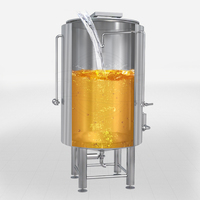 Cuve de Fermentation Fermée en Acier Inoxydable Personnalisée de 1000L à 5000L avec Moteur et Pompe pour Usage Commercial