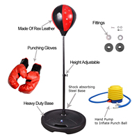 Cobra – sac réflexe, Mini sac de boxe et ensemble de sac de frappe pour enfants avec gants, balle gonflable, jouet d'exercice de Fitness pour jeunes