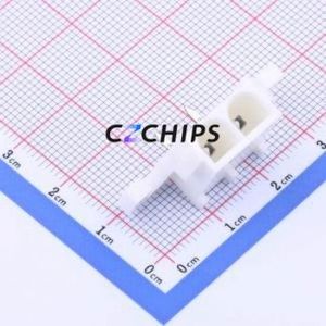 1-350942-0 Wire-to-Board Pin Header Bent Lead Through Hole,P=6.35mm Connector 1x2P 6.35mm Right Angle Insert 2P - Product Image 1