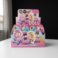 Superloves Novelty D.O.L.L pour œuf, boîte surprise pour enfants avec poupée mignonne, cadeau, biscuits solides au chocolat
