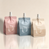 Pochettes souples personnalisées réutilisables et recyclables avec bec verseur pour lait, gelée, huile d'olive