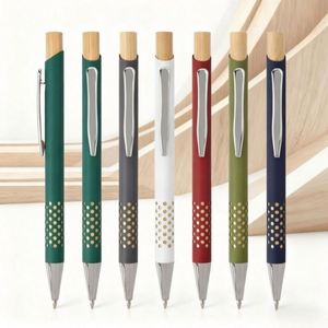 Eco-friendly Bamboo Promotional Metal Ballpoint <b>Pen</b> with logo Luxury Signature <b>Pen</b> Custom <b>Pen</b> Suitable for Corporate Event Gifts - Product Image 1