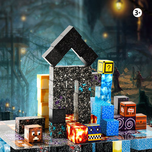 Bloques Magnéticos 3D DIY, Juguetes Educativos Preescolares, Ladrillos de Construcción Mi Mundo, Juegos Educativos de Ensamblaje para Niños - Product Image 2