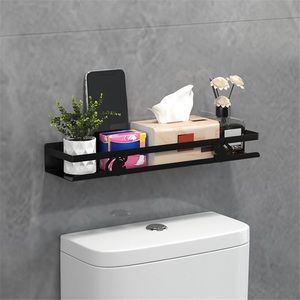 Punch-free Zinc Alloy Corner <b>Shelf</b> Shower Caddy Modern Design Bathroom Toilet Toiletries Storage Racks - Product Image 5