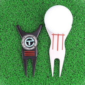 Herramienta de reparación de divots de cerámica, divertida, al por mayor, abridor suave, marcador de calidad para golf con grabado de gato, pájaro, diseño de espiga digital, magnético, en blanco, y otros accesorios. - Product Image 3