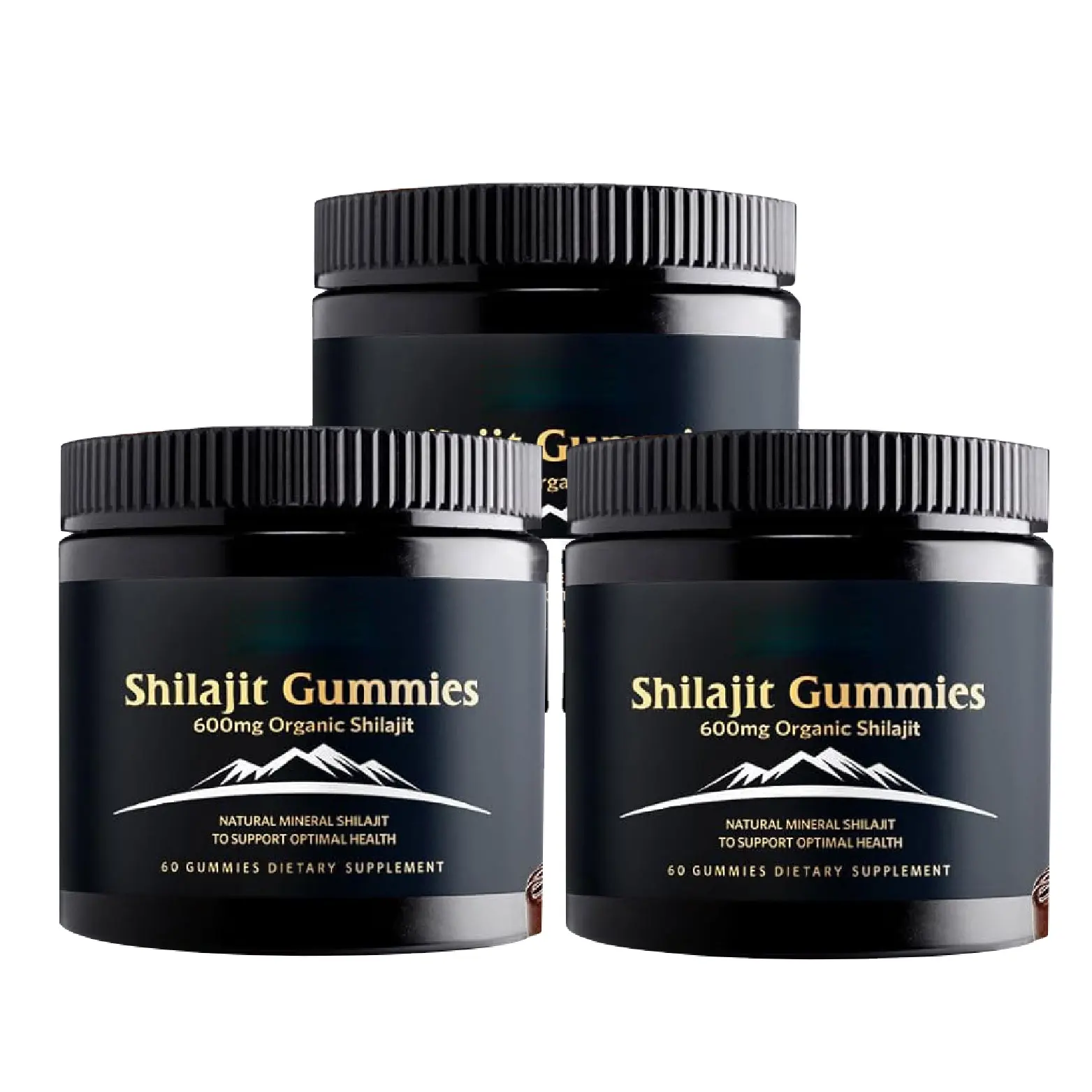 OEM customized organic pure Himalayan Shilajit Extract Resin Shilajit Gummies 85+ Mineral Formula Fulvic Acid Supplement