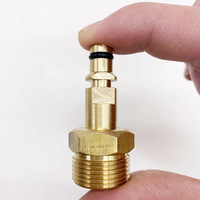 Conector de manguera de lavadora de alta presión, convertidor de adaptador de latón para lavadora de coche, rosca M22 para lavadora a presión Lavor Bosch