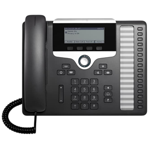 Téléphone IP d'entreprise CP-7861-K9 à 16 lignes, avec écran rétroéclairé noir et blanc de 3,5 pouces et 4 touches programmables - Product Image 2