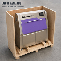 Chambre d'essai UV2 Tower UVA340 pour l'âgeisation des matériaux, avec lampes UV fluorescentes et contrôle automatique de la température, de l'humidité et de la condensation par pulvérisation