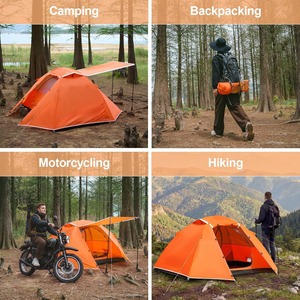 Tente de camping imperméable <span class=keywords><strong>l</strong></span>égère OEM pour la <span class=keywords><strong>randonnée</strong></span> et les voyages, abri extérieur facile à monter - Product Image 6