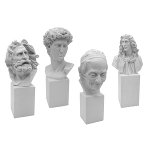 Figuras de busto de <span class=keywords><strong>David</strong></span> personalizadas, Mini estatua griega, escultura de arte europeo, estudio de pintura, exposición, decoración de mesa de oficina en casa - Product Image 1