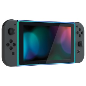 DIY Housing Shell Replacement Faceplate Front Frame for Nintendo <b>Switch</b> Console - Chameleon Green Purple for Gamepad - Product Image 4