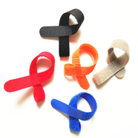  Attache-câble de type P, sangle auto-agrippante noire, attache-câble auto-agrippante pour vêtements