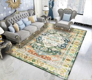 Alfombra <span class=keywords><strong>Persa</strong></span> Verde Más Vendida para Sala de Estar, Alfombras Turcas, Tapete de Piso, Tapetes Persicos, Patrón Flora <span class=keywords><strong>Persa</strong></span> - Product Image 3