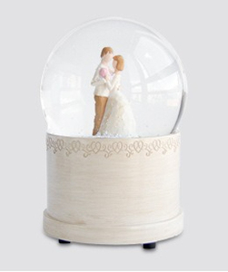 Custom Snow Globe Music <b>Box</b>, Resin Castle Souvenir Ornament with <b>LED</b> <b>Light</b> and Melody, Crystal Decorative Gift for Holidays - Product Image 2