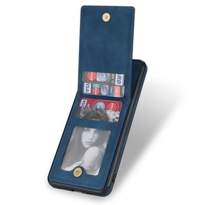 Funda tipo billetera con tapa de cuero PU de negocios para <span class=keywords><strong>Samsung</strong></span> para Galaxy S25 S22 Ultra teléfonos móviles ranura para tarjeta características de protección contra caídas - Product Image 2
