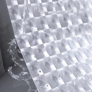 <span class=keywords><strong>Rideau</strong></span> <span class=keywords><strong>de</strong></span> <span class=keywords><strong>douche</strong></span> moderne <span class=keywords><strong>de</strong></span> luxe en plastique 3D pour salle <span class=keywords><strong>de</strong></span> bain, résistant à l'eau, épais, imprimé floral en EVA - Product Image 4