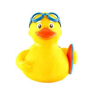 Jouets de bain en PVC personnalisés en gros, imprimés, style canard de cuisine, avec motifs conçus - Product Image 1