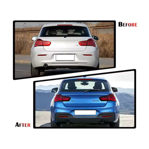 Kit Carrozzeria Aggiornamento XT per <span class=keywords><strong>BMW</strong></span> <span class=keywords><strong>Serie</strong></span> <span class=keywords><strong>1</strong></span> <span class=keywords><strong>F20</strong></span> 2012-2018 Modello con Griglia a Rete a Griglia MT Paraurti Anteriore Tubo di Scarico Minigonne Laterali Parafango - Product Image 3