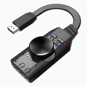 La migliore vendita calda esterna Gaming Scheda Audio USB scheda audio