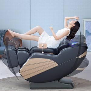 Fauteuil de massage intelligent avec guidage SL, bras robotique 3D, massage complet du corps, usage domestique, noir, brun foncé, 154x76x112cm - Product Image 3