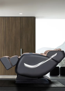 Sillón de masaje inteligente de cuero moderno, shiatsu, cuerpo completo, gravedad cero, vía doble SL, función musical - Product Image 4