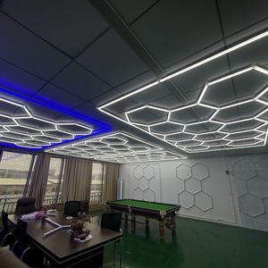 Hexagon Detailing Workshop Lights Led pour atelier de voiture et <span class=keywords><strong>garage</strong></span> Plafond Nid d'abeille Lights Work <span class=keywords><strong>Garage</strong></span> Led Light - Product Image 1