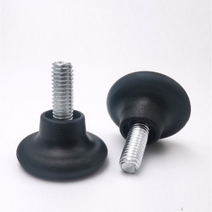 Patas para altavoces de 26,5xM6x28 de goma ajustables para estante de almacenamiento de altavoces - Product Image 1