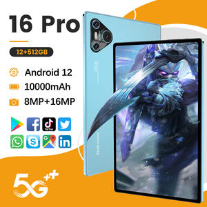 16 Pro Business Tablet PC 10,1 pulgadas 2K IPS pantalla táctil 16GB + 1TB Android 14 10000mAh batería teclado frontal pluma profesional - Product Image 6