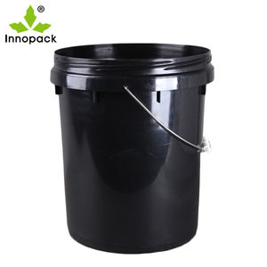 Chine usine directe PP matériel seaux de stockage d'eau poignée en métal impression personnalisée 18L seau en plastique avec couvercle - Product Image 4