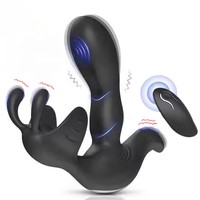Schmetterlingsförmiger Unterwäsche-Vibrator Dreifache Stimulation G-Punkt, Klitoris, Anale Stimulation Drahtlose Fernbedienung Weibliches Sexspielzeug