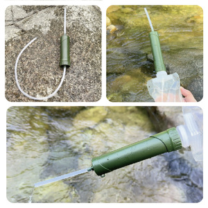 Purificateur d'eau <span class=keywords><strong>portable</strong></span> d'urgence, filtre de survie, filtration en 5 étapes, léger, élimination des virus et des métaux lourds, pour les premiers secours - Product Image 3