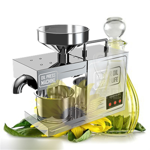 Fully Automatic Small Electric Oil Press Machine Oil Making Processing Machine Oil Pressers Mill for Home Use - Product Image 1