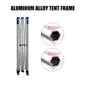 Chất Lượng Cao Ổn Định Sự Kiện Kinh Doanh Dễ Dàng Có Thể Gập Lại Nhiệm Vụ Nặng Nề Thương Mại 40Mm Lục Giác Pop up Tán Lều Khung Nhôm - Product Image 3