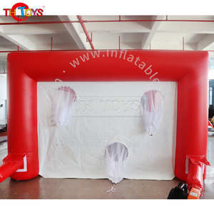 Juego de Fútbol Inflable Ecológico para Exteriores, Portería de Fútbol de 5x4m, Rojo - Product Image 4