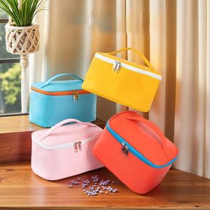 Makeup Cosmetic <b>Bags</b> for Women <b>Large</b> Travel <b>Bag</b> Girls Traveling With Brush Promotion <b>Gift</b> - Product Image 3