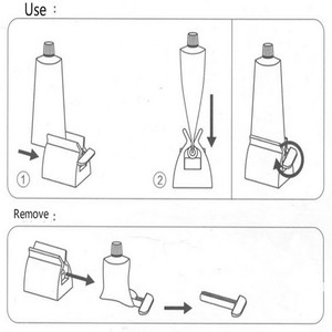 Multifunctional Eco-Friendly Two-Piece Plastic Cream Tube Squeezing <strong>Dispenser</strong> 3 Colours for <strong>Toothpaste</strong> XY Brand Model XYTD2010 - Product Image 6
