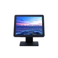 15 Inci Pc All In One Layar Sentuh Komputer Sorot Tampilan Layar 15 Inci Tahan Air Pos Tft Lcd Touchscreen Monitor