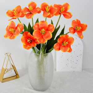 Vendita Diretta di Fiori Artificiali in Seta, Grandi <span class=keywords><strong>Tulipani</strong></span> Moderni per Decorazione Casa, Accessori per Fotografia, <span class=keywords><strong>Tulipani</strong></span> Stampati in 3D con Effetto Naturale - Product Image 2