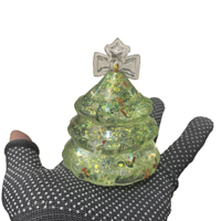 Nouveauté : Jouets Squishy en Maltose Arbre de Noël de Haute Qualité, 12 pièces/boîte, à Remontée Lente, Cadeaux de Noël