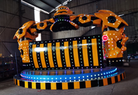 Manèges Extrêmes de Carnaval : Manèges Robocop Rotatifs à 360 Degrés, Manèges Mécaniques de Combat Robocop pour Parc d'Attractions, Emotionnels pour Adultes et Enfants