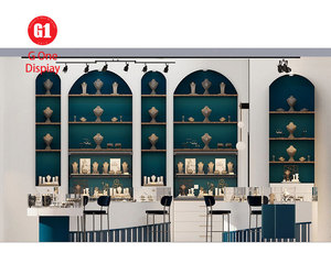 Diseño Interior de Tienda de Joyería de Lujo de Alta Gama Personalizado, Mostrador de Exhibición de Joyería de Madera, Diseño de Vitrina de Joyería - Product Image 5