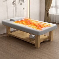 Table de massage réglable en cuir PU – Éponge haute densité durable pour salle de sport, salon et massage corporel complet